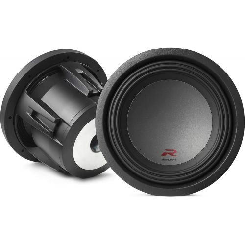  Alpine Type R 10 Inch 2250 Watt Max 2 Ohm Round Car Audio Subwoofer | R-W10D2