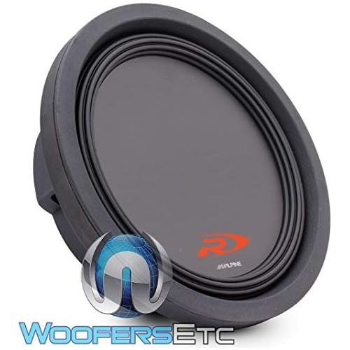  Alpine Swr-t10 10-Inch 1800 Watt 4 Ohm Shallow Mount Subwoofer