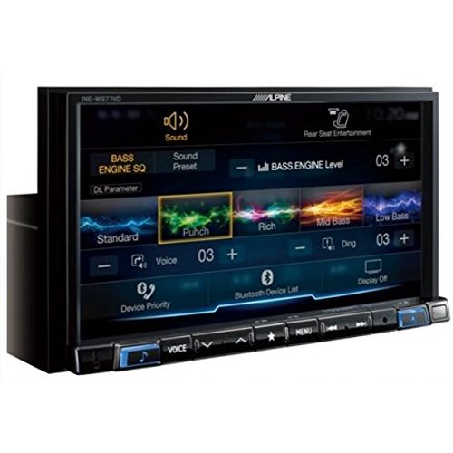  Alpine INE-W977HD 7-Inch AudioVideoNavigation System and Sirius XM tuner bundle