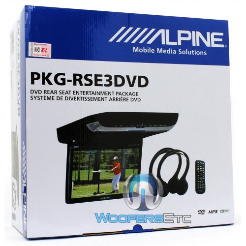  Alpine PKG-RSE3DVD 10.2 Monitor with Built-in DVD