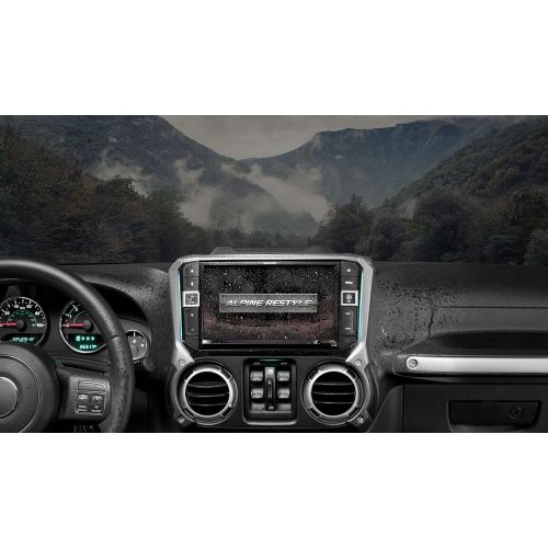  Alpine X209-WRA-OR 9-Inch Off-Road Restyle Unit & PSS-21WRA Sound Upgrade for Jeep Wrangler Unlimited 2015-2018
