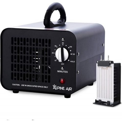  Alpine Air Commercial Ozone Generator, 6000mg/h O3 Machine Home Air Ionizer Deodorizer for Rooms, Smoke, Cars and Pets