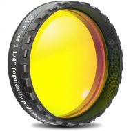 Alpine Astronomical Baader Yellow Colored Bandpass Eyepiece Filter (1.25