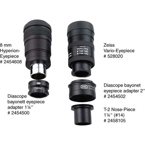  Alpine Astronomical Zeiss DiaScope Bayonet Eyepiece Adapter (1.25