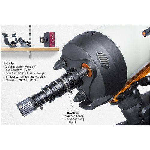  Alpine Astronomical Baader 2.25x/1.3x Classic Q-Barlow (1.25