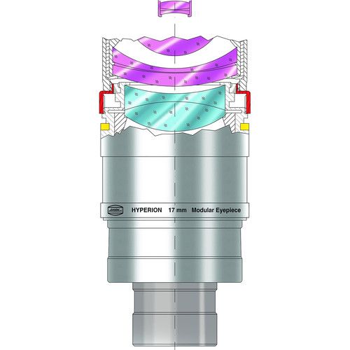  Alpine Astronomical Baader Hyperion 68° 17mm Astronomical Eyepiece (1.25