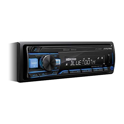  [아마존베스트]-Service-Informationen Alpine Electronics UTE-200BT Car Radio Bluetooth 1DIN Black (RGB Lighting)