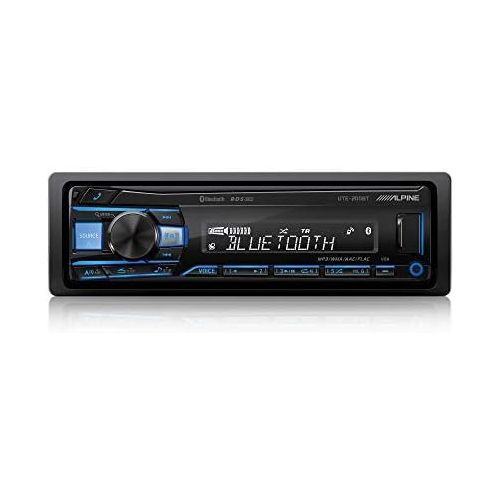  [아마존베스트]-Service-Informationen Alpine Electronics UTE-200BT Car Radio Bluetooth 1DIN Black (RGB Lighting)