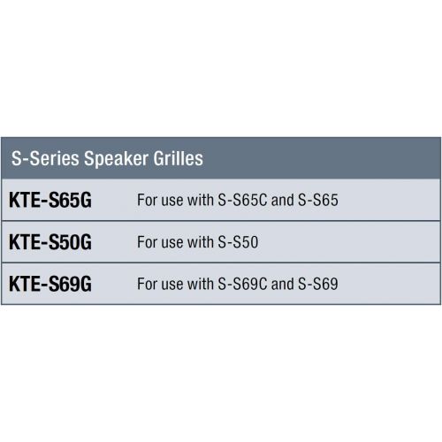  Alpine Electronics S S65C 16.5cm S Series 2 Way Component Speaker Black