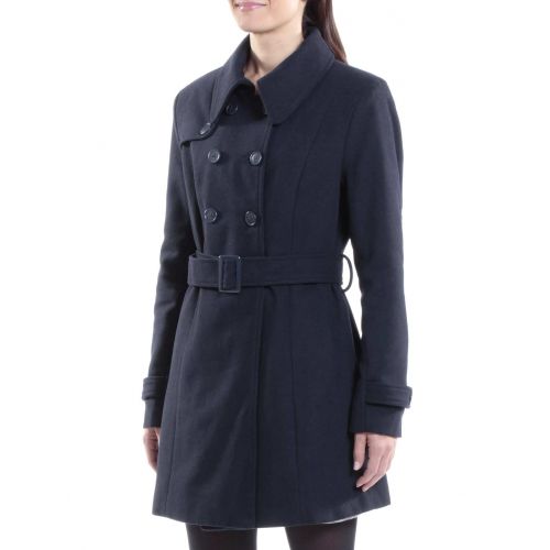  Alpine Swiss Keira Womens Trench Coat Double Breasted Wool Jacket Belted Blazer