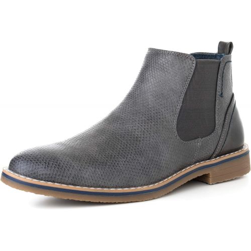  [아마존핫딜][아마존 핫딜] Alpine swiss alpine swiss Mens Nash Chelsea Boots Snakeskin Ankle Boot Genuine Leather Lined