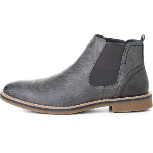  [아마존핫딜][아마존 핫딜] Alpine swiss alpine swiss Mens Nash Chelsea Boots Snakeskin Ankle Boot Genuine Leather Lined