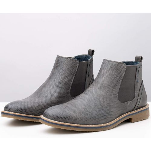  [아마존핫딜][아마존 핫딜] Alpine swiss alpine swiss Mens Nash Chelsea Boots Snakeskin Ankle Boot Genuine Leather Lined