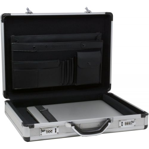  [아마존베스트]Alpine Swiss Aluminum Attache Case Padded Laptop Briefcase Combo Lock Hard Sided