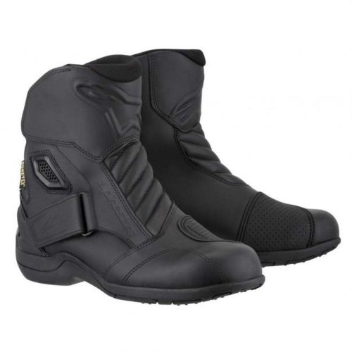 알파인스타 Alpinestars New Land Gore-Tex Mens Motorcycle Street Boots (Black, EU Size 49)