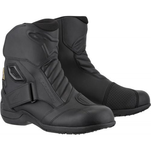 알파인스타 Alpinestars New Land Gore-Tex Mens Motorcycle Street Boots (Black, EU Size 49)