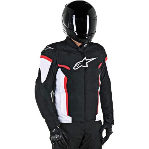 알파인스타 Alpinestars T-GP Plus R Air V2 Mens Street Motorcycle Jackets - BlackWhiteFluorescent Yellow  Large