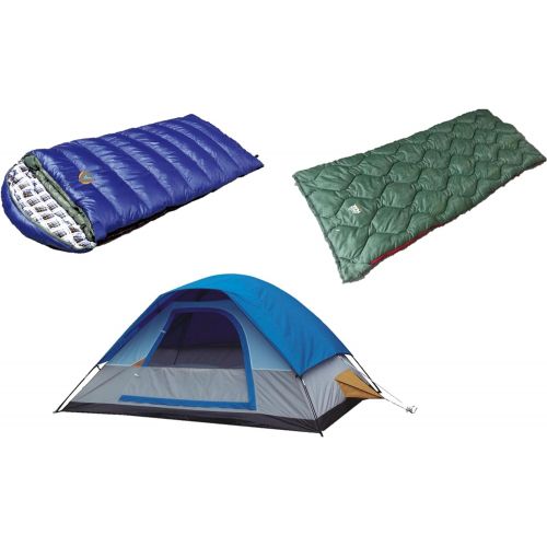  Alpinizmo Magadi 5 Tent + Kodiak (-15F) and Ranger 20F Sleeping Bags Combo Set