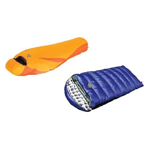  Alpinizmo High Peak Latitude 0F and Kodiak (-15F) Sleeping Bags Combo Set