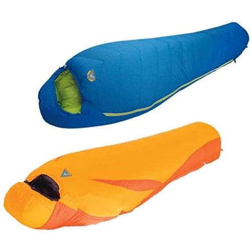  Alpinizmo High Peak USA Summit 0F & Ultra Lite Latitude 0F Sleeping Bag Combo Set, OrangeBlue, one Size