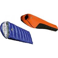 Alpinizmo High Peak USA Kodiak 0 & Mt. Rainier 0 Sleeping Bag Combo Set, OrangeBlue, One Size