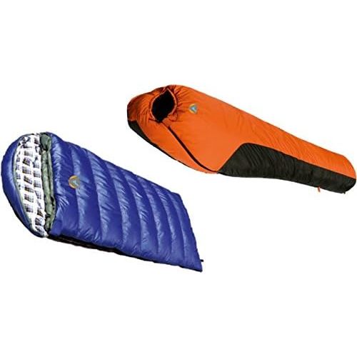  Alpinizmo High Peak USA Kodiak 0 & Mt. Rainier 0 Sleeping Bag Combo Set, OrangeBlue, One Size