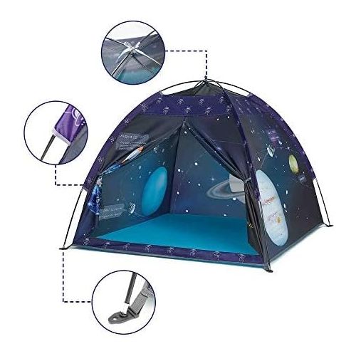  Alprang Space World Play Tent-Kids Galaxy Dome Tent Playhouse for Boys and Girls Imaginative Play-Astronaut Space for Kids Indoor and Outdoor Fun, Perfect Kid’s Gift- 47 x 47 x 43