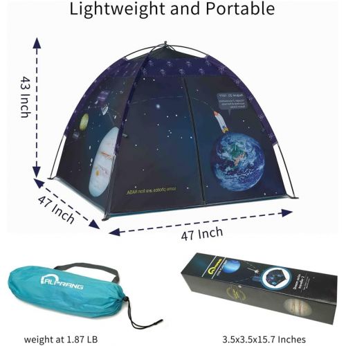  [아마존베스트]Alprang Space World Play Tent-Kids Galaxy Dome Tent Playhouse for Boys and Girls Imaginative Play-Astronaut Space for Kids Indoor and Outdoor Fun, Perfect Kid’s Gift- 47 x 47 x 43