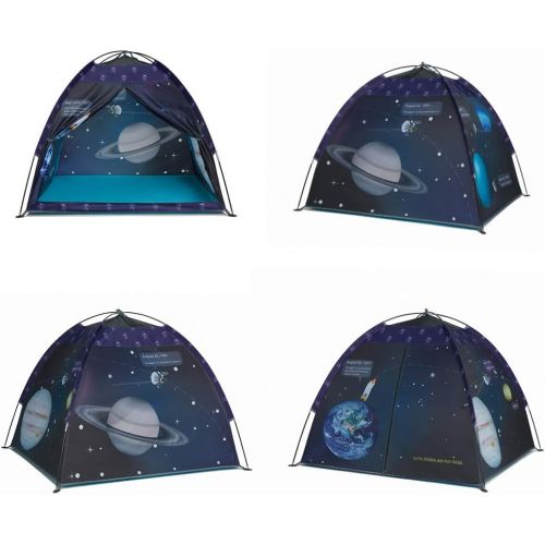  [아마존베스트]Alprang Space World Play Tent-Kids Galaxy Dome Tent Playhouse for Boys and Girls Imaginative Play-Astronaut Space for Kids Indoor and Outdoor Fun, Perfect Kid’s Gift- 47 x 47 x 43