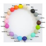 /AltErMuligt 12 mm Round Silicone Beads, Foodgrade Silicone Beads