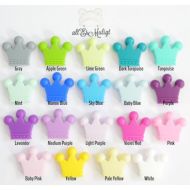 AltErMuligt Crown Silicone Beads - Crown Silicone Teething Beads