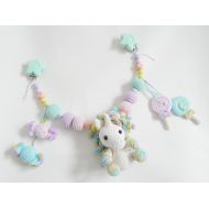 /AltErMuligt altErMuligts Original Stroller Chain Design with Unicorn, Lollies and Lolly Pops
