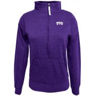 Alta Gracia Adult Women ½ Zip Fleece Sweatshirt, Purple, Medium