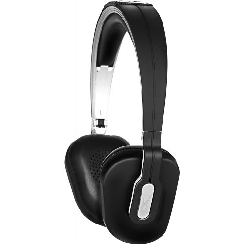  Altec Lansing Over the Head Foldable Headphone with Mic, Black - MZX652