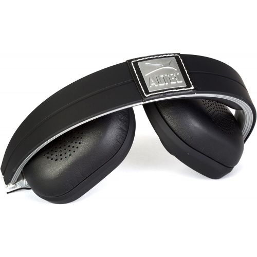  Altec Lansing Over the Head Foldable Headphone with Mic, Black - MZX652