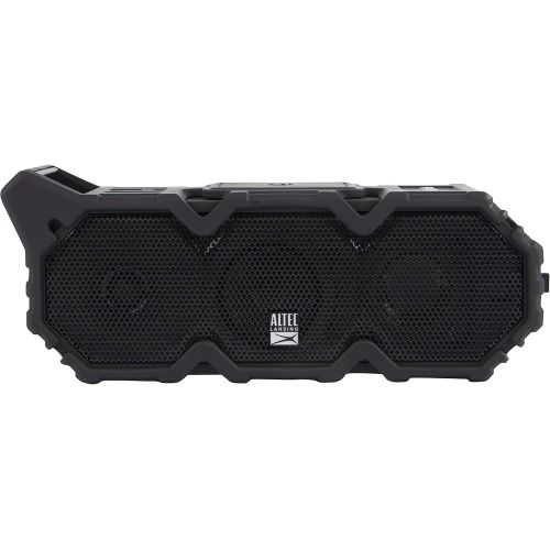  Altec Lansing IMW790-BLKC Lifejacket XL Jolt Heavy Duty Rugged and Waterproof Portable Bluetooth Speaker with Qi Wireless Charging, 20 Hours of Battery Life, 100FT Wireless Range a