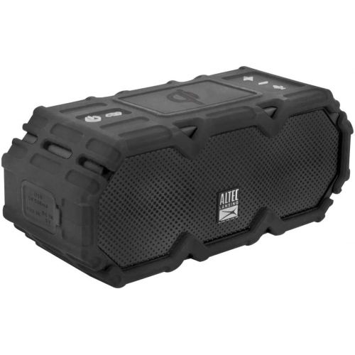  Altec Lansing IMW580-BLKC Lifejacket Jolt Heavy Duty Rugged and Waterproof Portable Bluetooth Speaker with Qi Wireless Charging, 20 Hours of Battery Life, 100FT Wireless Range and