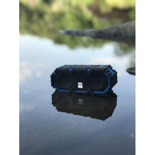  Altec Lansing IMW580-BLKC Lifejacket Jolt Heavy Duty Rugged and Waterproof Portable Bluetooth Speaker with Qi Wireless Charging, 20 Hours of Battery Life, 100FT Wireless Range and