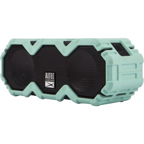  Altec Lansing IMW479 Mini LifeJacket Jolt Heavy Duty Rugged and Waterproof Ultra Portable Bluetooth Speaker with up to 16 Hours of Battery Life, 100FT Wireless Range and Voice Assi