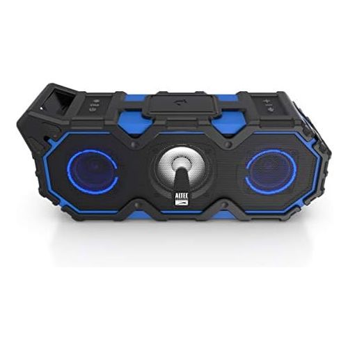  Altec Lansing IMW888s Super LifeJacket Rugged Waterproof Bluetooth Speaker, Blue