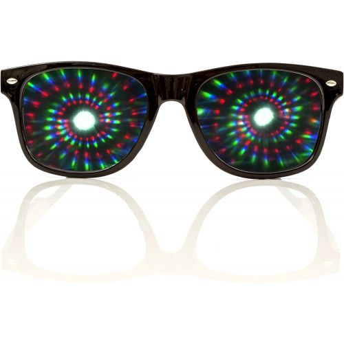  [아마존베스트]Alternative Imagination Spiral Diffraction Glasses - for Raves, Festivals and More