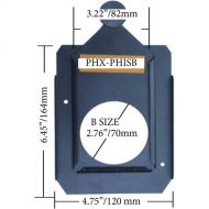 Altman PHX Steel Gobo Holder for Fixed Beam and Zoom Luminaires (Iris Slot, B Size, 82mm)