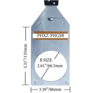 Altman PHX Steel Gobo Holder for Zoom Luminaires (Gobo Slot, B Size, 86mm)