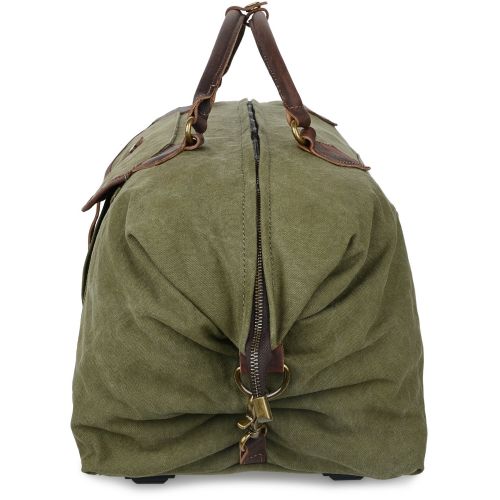  Altosy ALTOSY Canvas Unisexs Canvas Duffel Bag Weekend Travel Tote Luggage Bag (Y2191-1, Green)