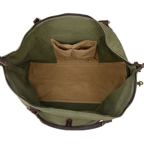  Altosy ALTOSY Canvas Unisexs Canvas Duffel Bag Weekend Travel Tote Luggage Bag (Y2191-1, Green)