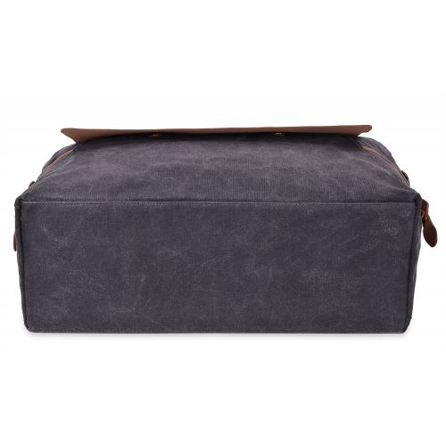  Altosy ALTOSY Canvas Travel Duffle Bag Weekend Duffel Overnight Tote (5513, Brown)