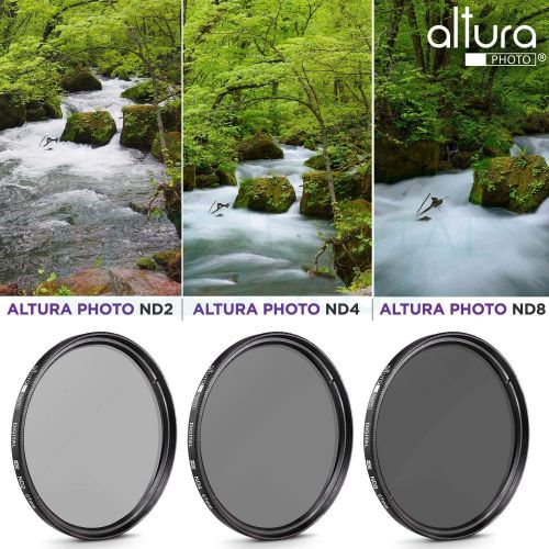  [아마존베스트]67MM Altura Photo Neutral Density Professional Photography Filter Set (ND2 ND4 ND8) + Premium MagicFiber Microfiber Cleaning Cloth