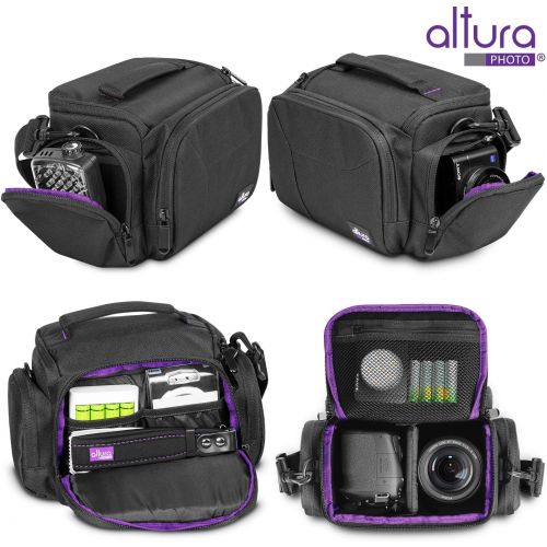  [아마존베스트]Medium Camera Bag Case by Altura Photo for Nikon, Canon, Sony, Fuji Instax, DSLR, Mirrorless Cameras and Lenses