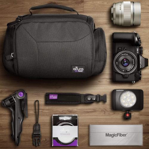  [아마존베스트]Medium Camera Bag Case by Altura Photo for Nikon, Canon, Sony, Fuji Instax, DSLR, Mirrorless Cameras and Lenses