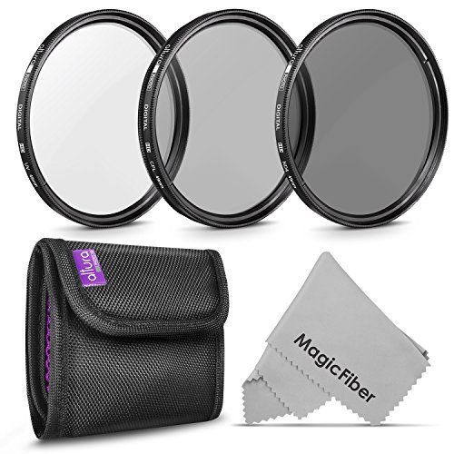  49MM Lens Filter Kit by Altura Photo, Includes 49MM ND Filter, 49MM Polarizing Filter, 49MM UV Filter, (UV, CPL Polarizer Filter, Neutral Density ND4) for Camera Lens w 49MM Filter